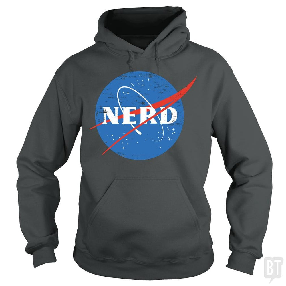 SunFrog-Busted BustedTees Hoodie / Dark Heather / S Nerd