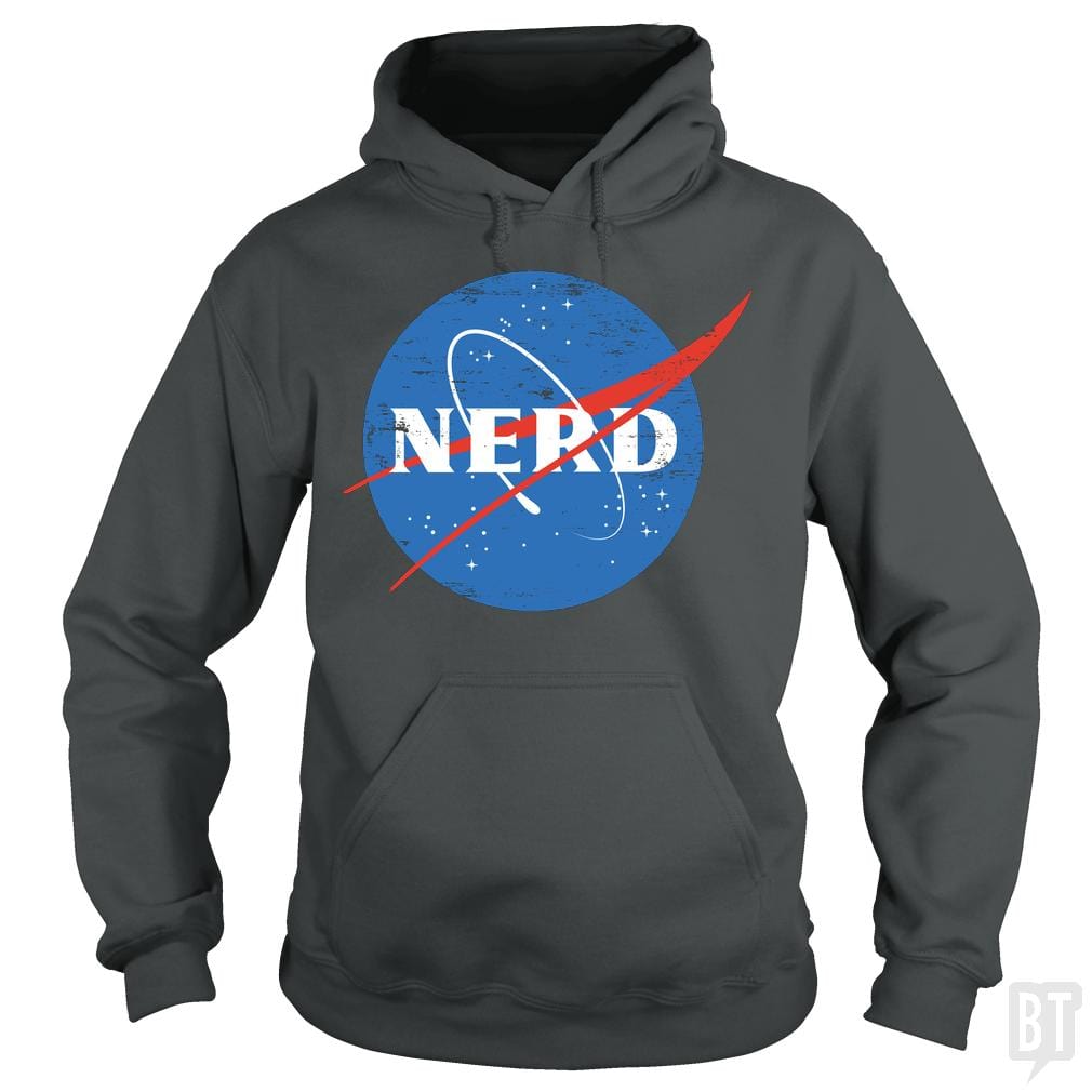 SunFrog-Busted BustedTees Hoodie / Dark Heather / S Nerd