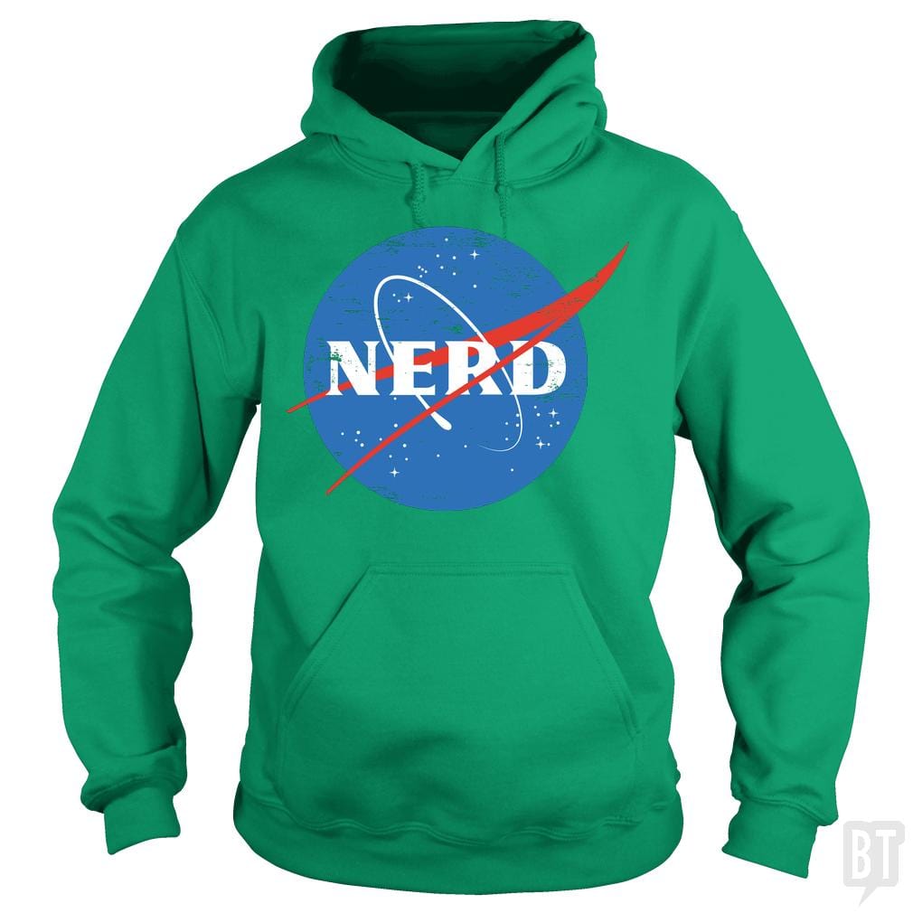 SunFrog-Busted BustedTees Hoodie / Irish Green / S Nerd