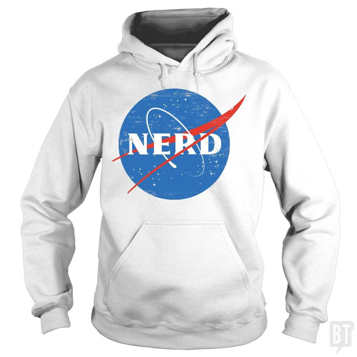 SunFrog-Busted BustedTees Hoodie / White / S Nerd