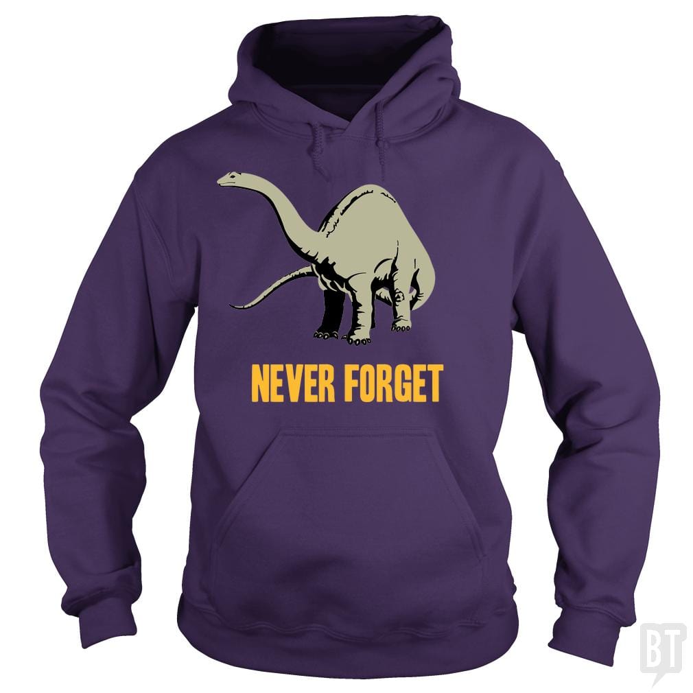 SunFrog-Busted BustedTees Hoodie / Purple / S Never Forget
