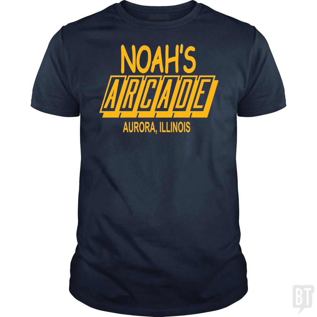 SunFrog-Busted BustedTees Classic Guys / Unisex Tee / Navy Blue / S Noah's Arcade