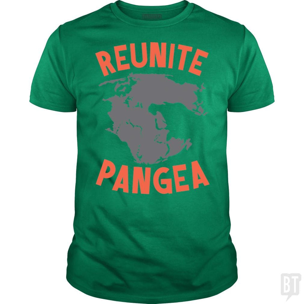 SunFrog-Busted BustedTees Classic Guys / Unisex Tee / Irish Green / S Reunite Pangea