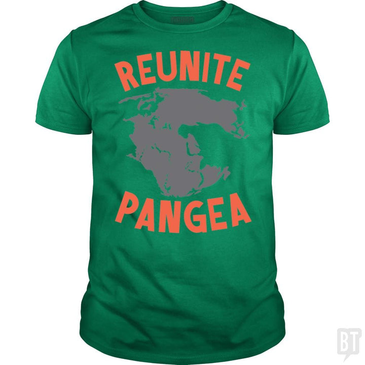 SunFrog-Busted BustedTees Classic Guys / Unisex Tee / Irish Green / S Reunite Pangea