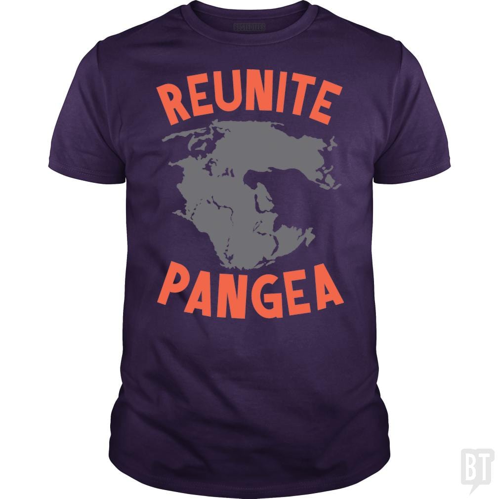 SunFrog-Busted BustedTees Classic Guys / Unisex Tee / Purple / S Reunite Pangea