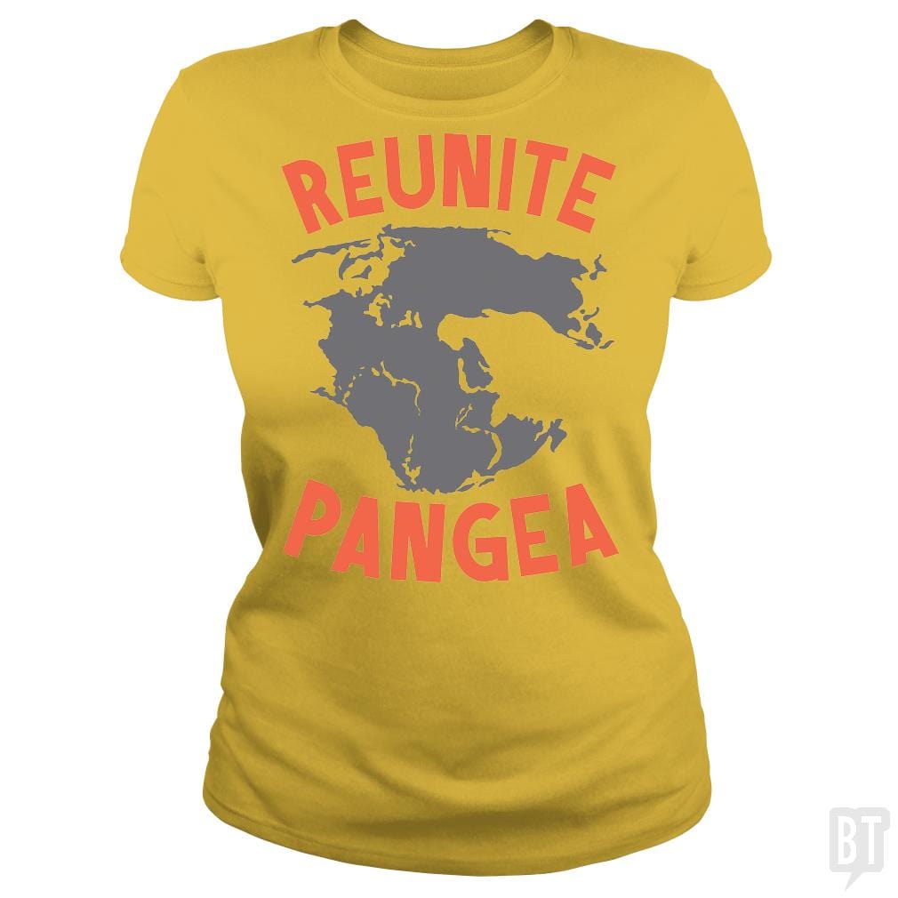 SunFrog-Busted BustedTees Classic Ladies Tee / Daisy / S Reunite Pangea