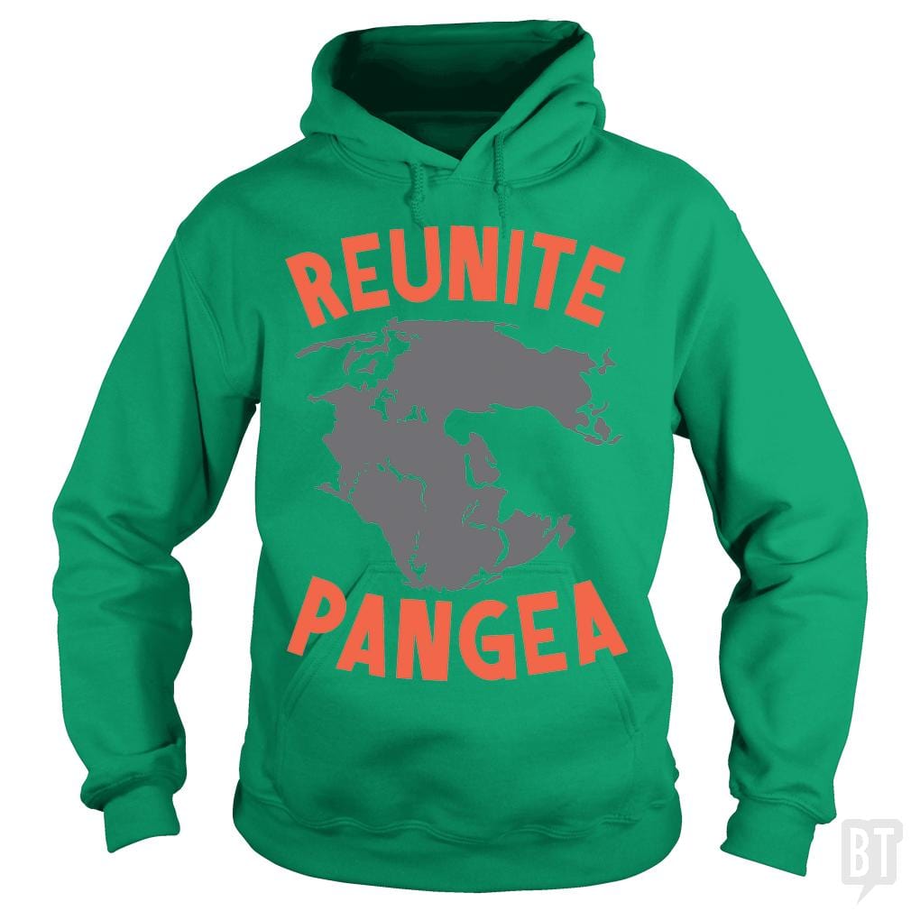 SunFrog-Busted BustedTees Hoodie / Irish Green / S Reunite Pangea