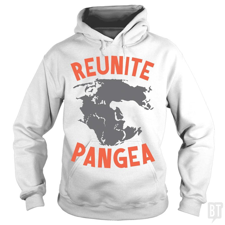 SunFrog-Busted BustedTees Hoodie / White / S Reunite Pangea