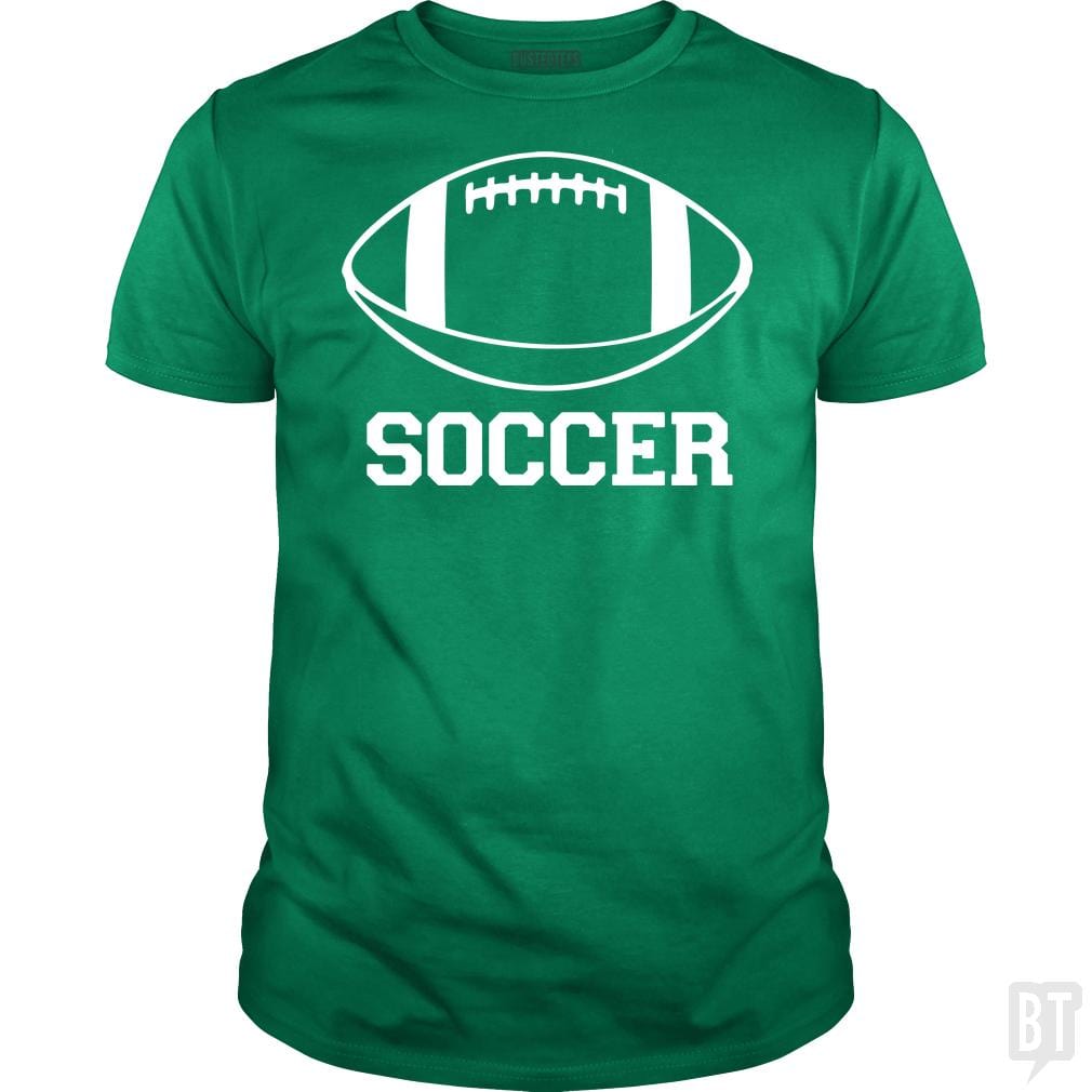 SunFrog-Busted BustedTees Classic Guys / Unisex Tee / Irish Green / S Soccer