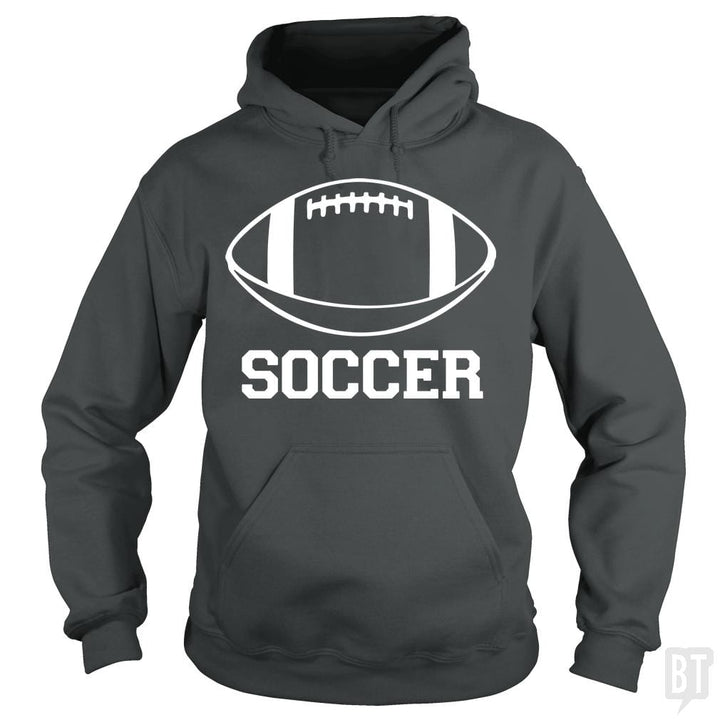 SunFrog-Busted BustedTees Hoodie / Dark Heather / S Soccer