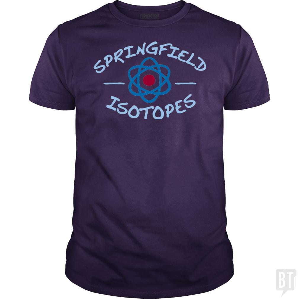 SunFrog-Busted BustedTees Classic Guys / Unisex Tee / Purple / S Springfield Isotopes