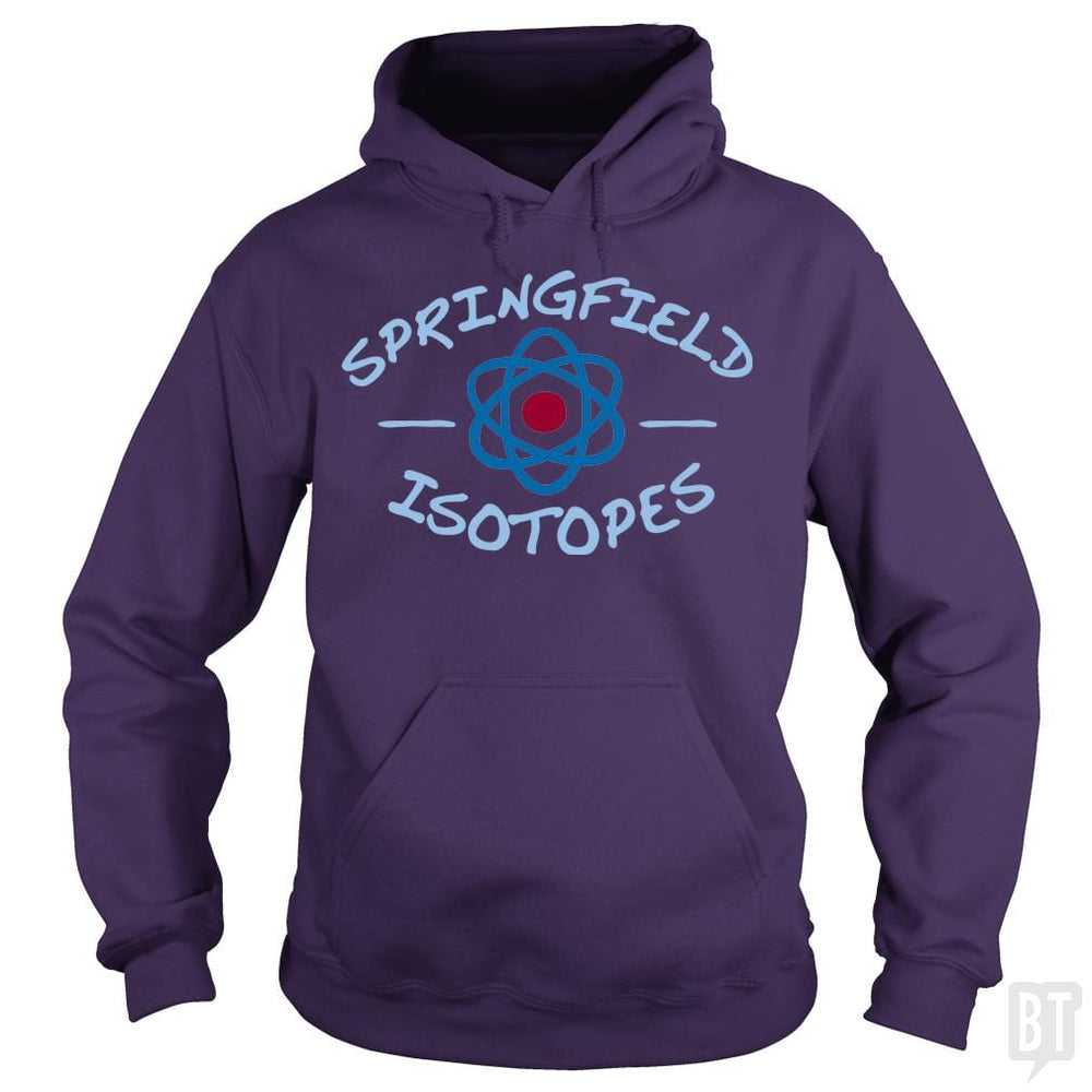 SunFrog-Busted BustedTees Hoodie / Purple / S Springfield Isotopes