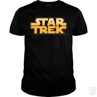 Load image into Gallery viewer, SunFrog-Busted BustedTees Classic Guys / Unisex Tee / Black / S Trek Wars
