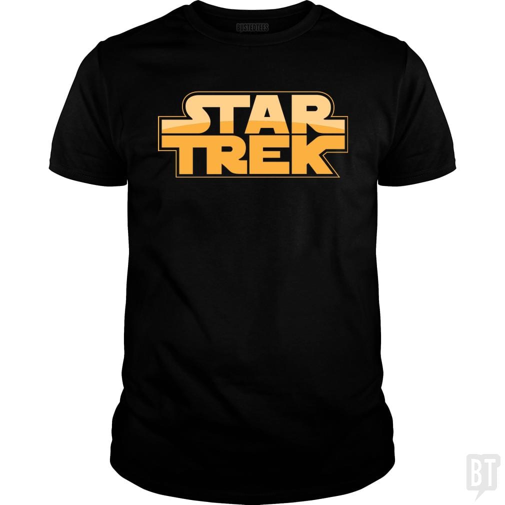 SunFrog-Busted BustedTees Classic Guys / Unisex Tee / Black / S Trek Wars