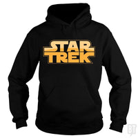 Load image into Gallery viewer, SunFrog-Busted BustedTees Hoodie / Black / S Trek Wars
