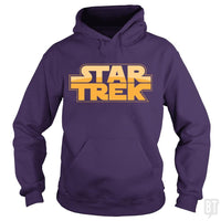 Load image into Gallery viewer, SunFrog-Busted BustedTees Hoodie / Purple / S Trek Wars
