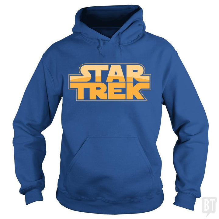 SunFrog-Busted BustedTees Hoodie / Royal Blue / S Trek Wars