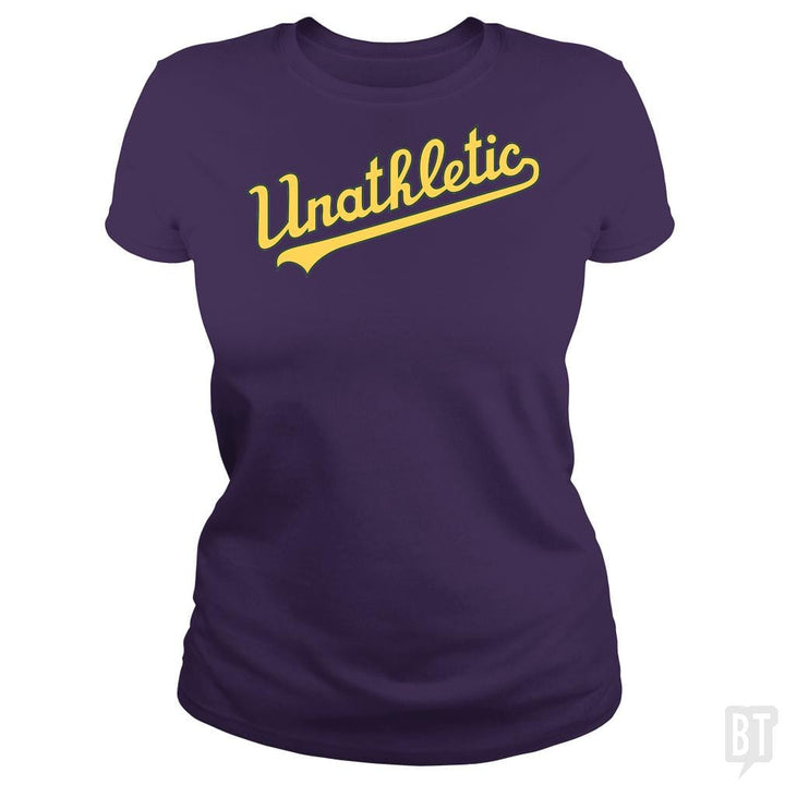 SunFrog-Busted BustedTees Classic Ladies Tee / Purple / S Unathletic