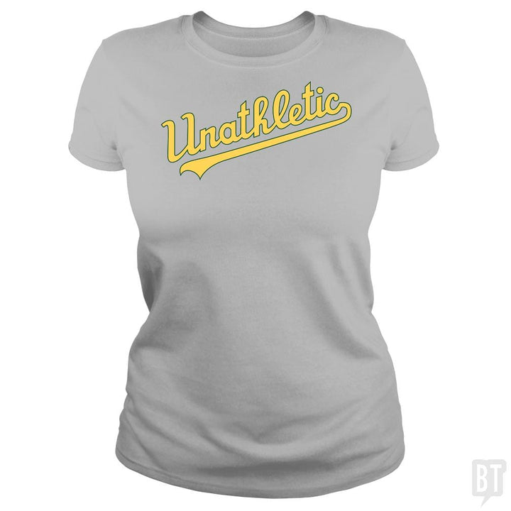 SunFrog-Busted BustedTees Classic Ladies Tee / Sport Grey / S Unathletic