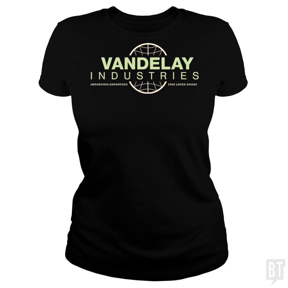 SunFrog-Busted BustedTees Classic Ladies Tee / Black / S Vandelay Industries