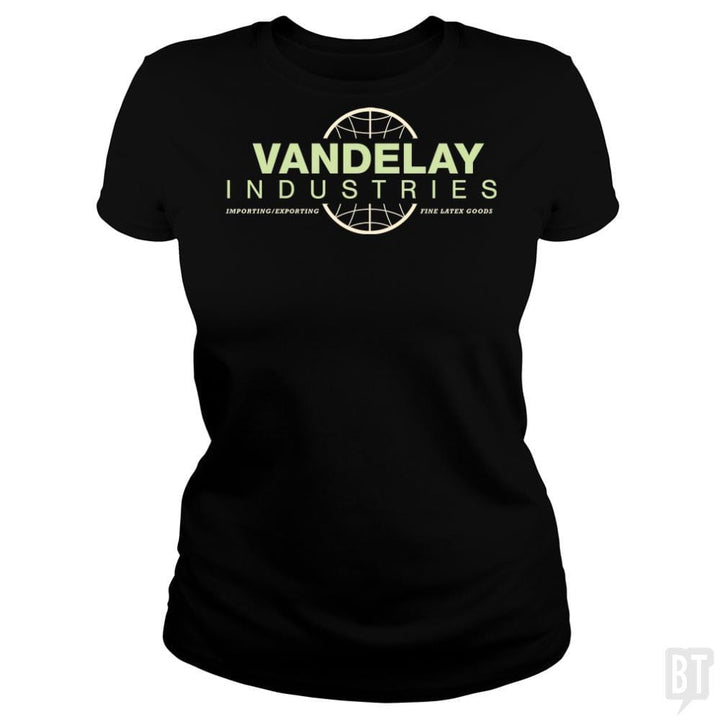 SunFrog-Busted BustedTees Classic Ladies Tee / Black / S Vandelay Industries