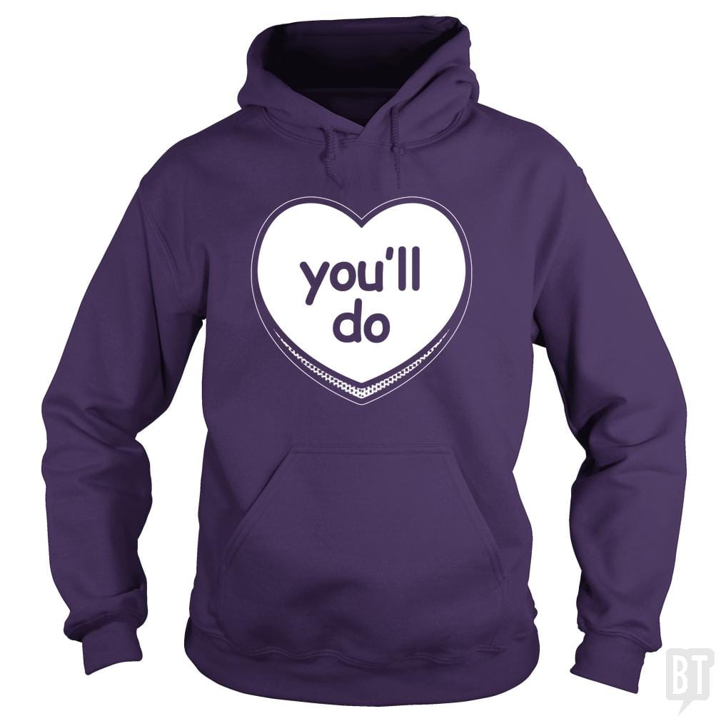 SunFrog-Busted BustedTees Hoodie / Purple / S You'll Do