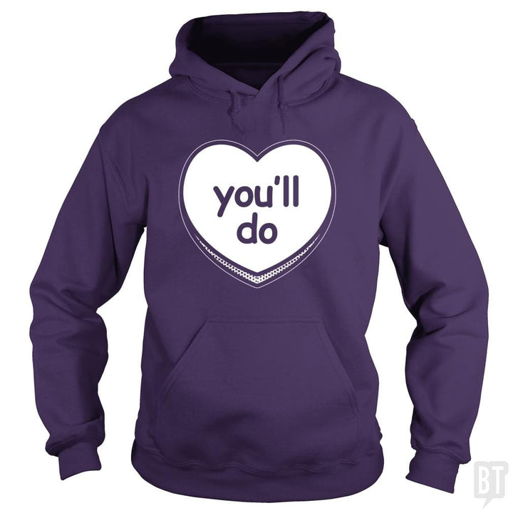SunFrog-Busted BustedTees Hoodie / Purple / S You'll Do