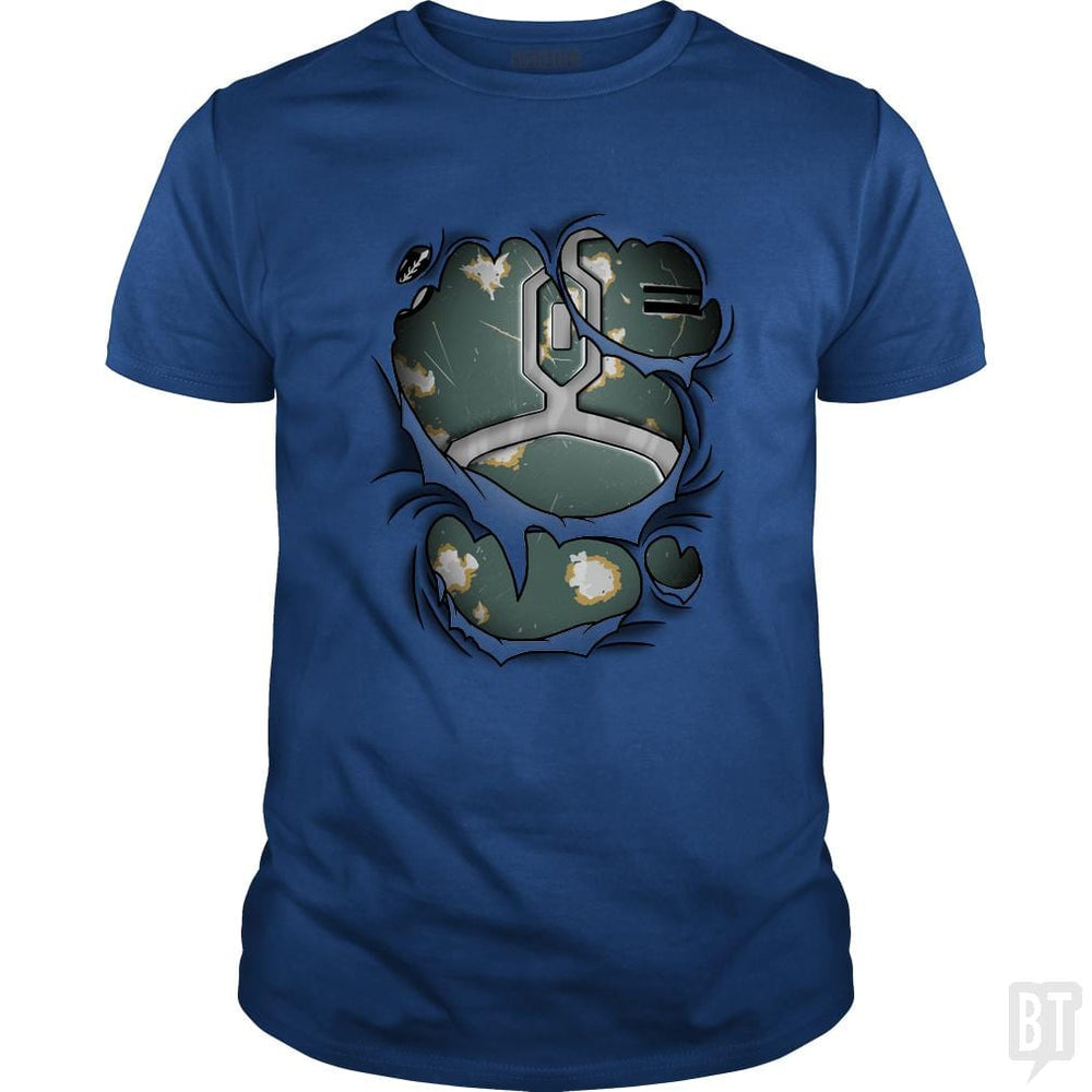 SunFrog-Busted Cattoc C Classic Guys / Unisex Tee / Royal Blue / S Mandalorian armor