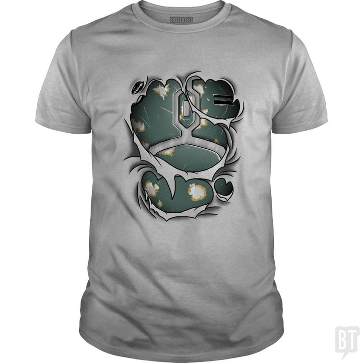 SunFrog-Busted Cattoc C Classic Guys / Unisex Tee / Sport Grey / S Mandalorian armor