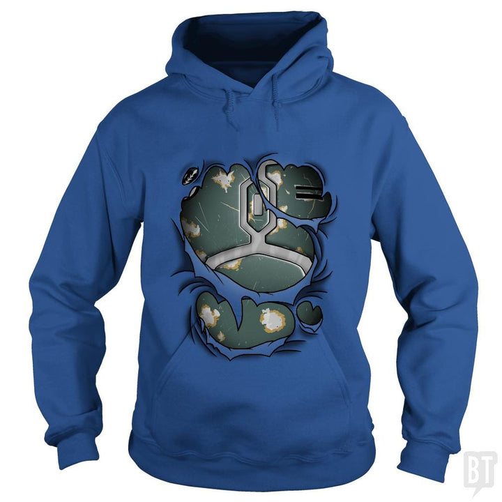 SunFrog-Busted Cattoc C Hoodie / Royal Blue / S Mandalorian armor
