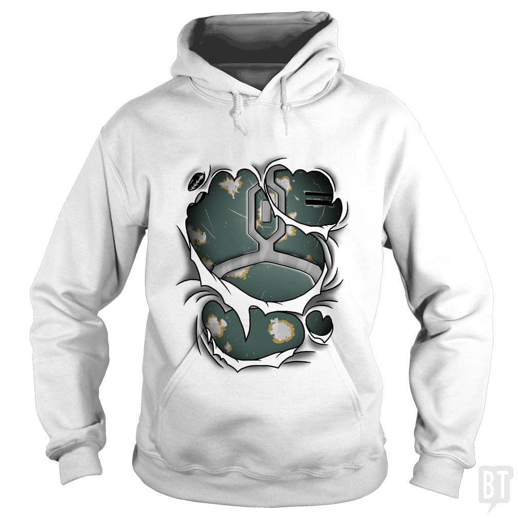 SunFrog-Busted Cattoc C Hoodie / White / S Mandalorian armor