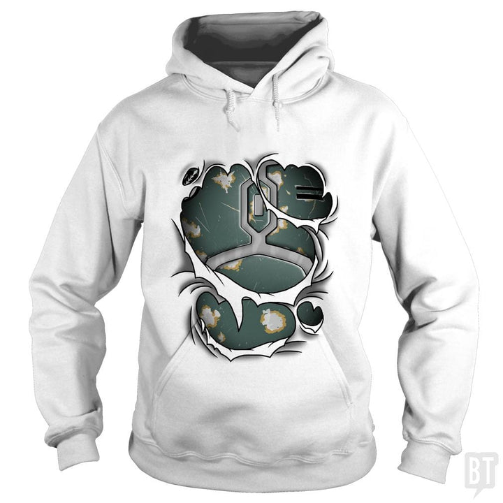 SunFrog-Busted Cattoc C Hoodie / White / S Mandalorian armor