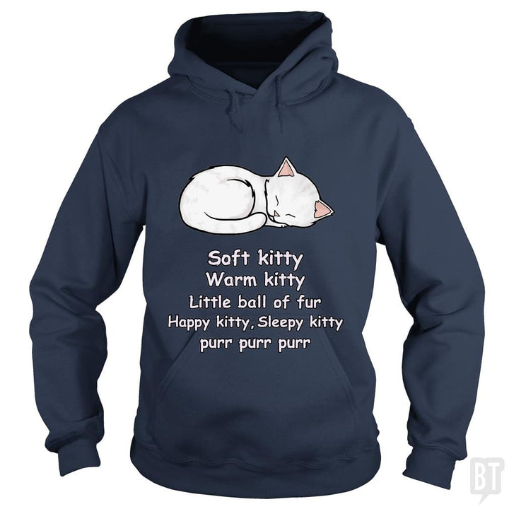 SunFrog-Busted Cattoc C Hoodie / Navy Blue / S Soft Kitty