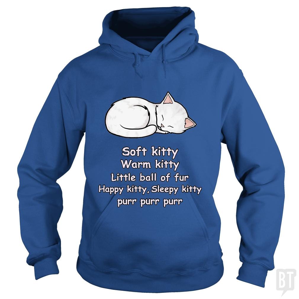 SunFrog-Busted Cattoc C Hoodie / Royal Blue / S Soft Kitty