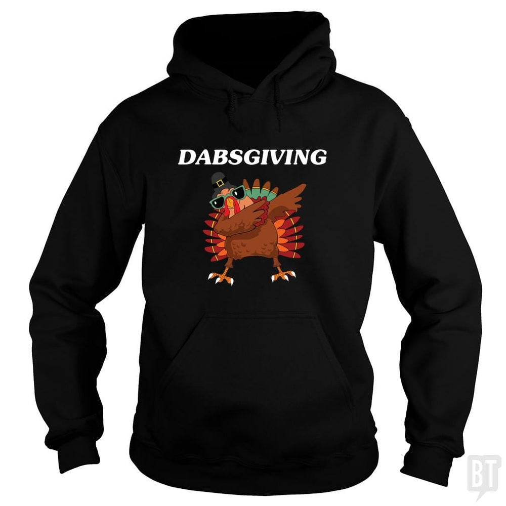 SunFrog-Busted CT486 Hoodie / Black / S Dabsgiving Dabbing Turkey Funny Thanksgiving