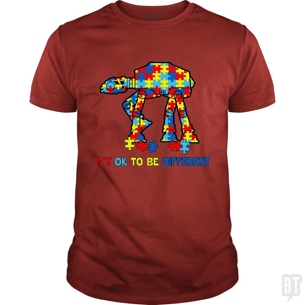 SunFrog-Busted cutetotoro2203 Classic Guys / Unisex Tee / Red / S AT-AT Autism