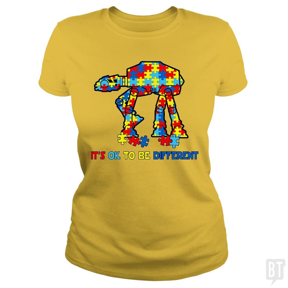 SunFrog-Busted cutetotoro2203 Classic Ladies Tee / Daisy / S AT-AT Autism