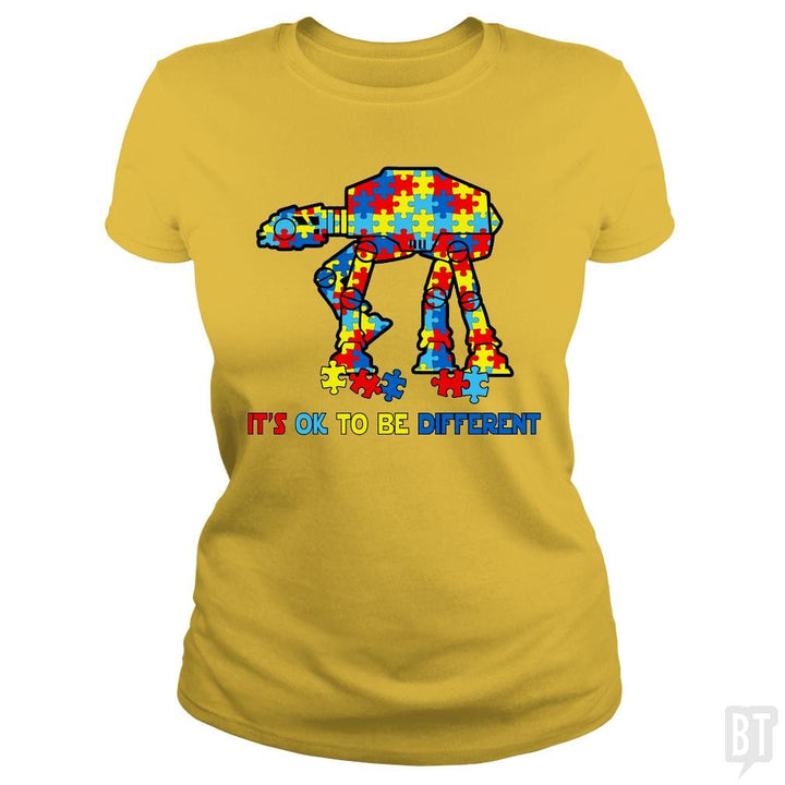 SunFrog-Busted cutetotoro2203 Classic Ladies Tee / Daisy / S AT-AT Autism