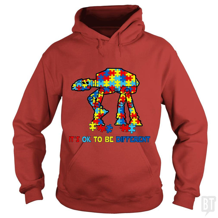 SunFrog-Busted cutetotoro2203 Hoodie / Red / S AT-AT Autism