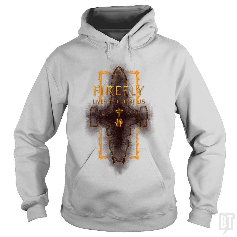 SunFrog-Busted d3fstyle Hoodie / Sport Grey / S Firefly Is Still Alive