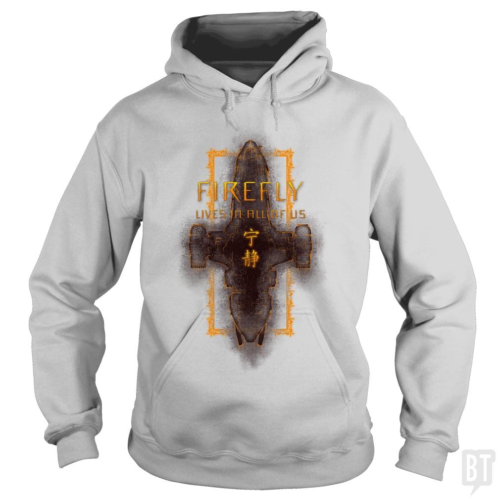 SunFrog-Busted d3fstyle Hoodie / Sport Grey / S Firefly Is Still Alive