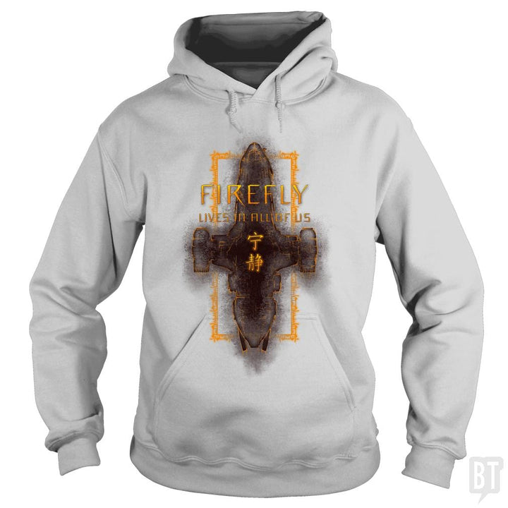 SunFrog-Busted d3fstyle Hoodie / Sport Grey / S Firefly Is Still Alive