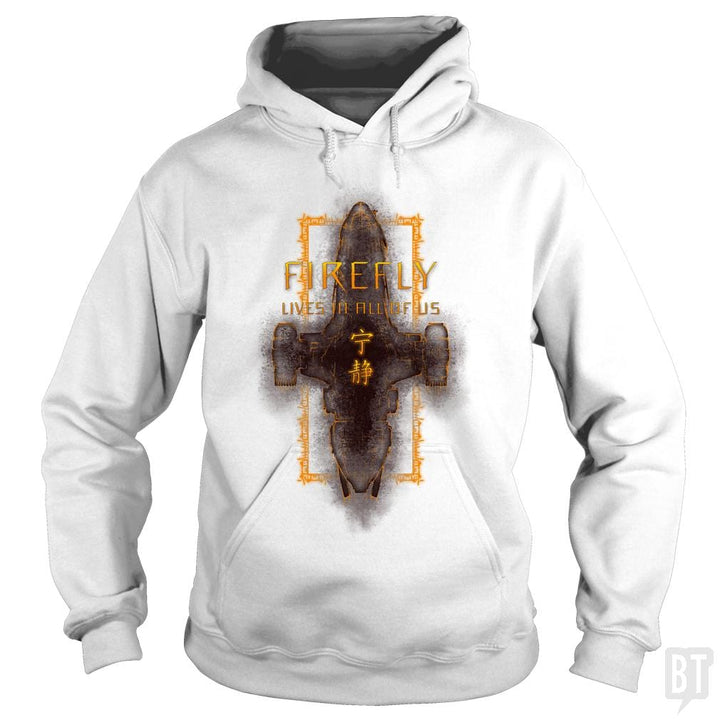 SunFrog-Busted d3fstyle Hoodie / White / S Firefly Is Still Alive