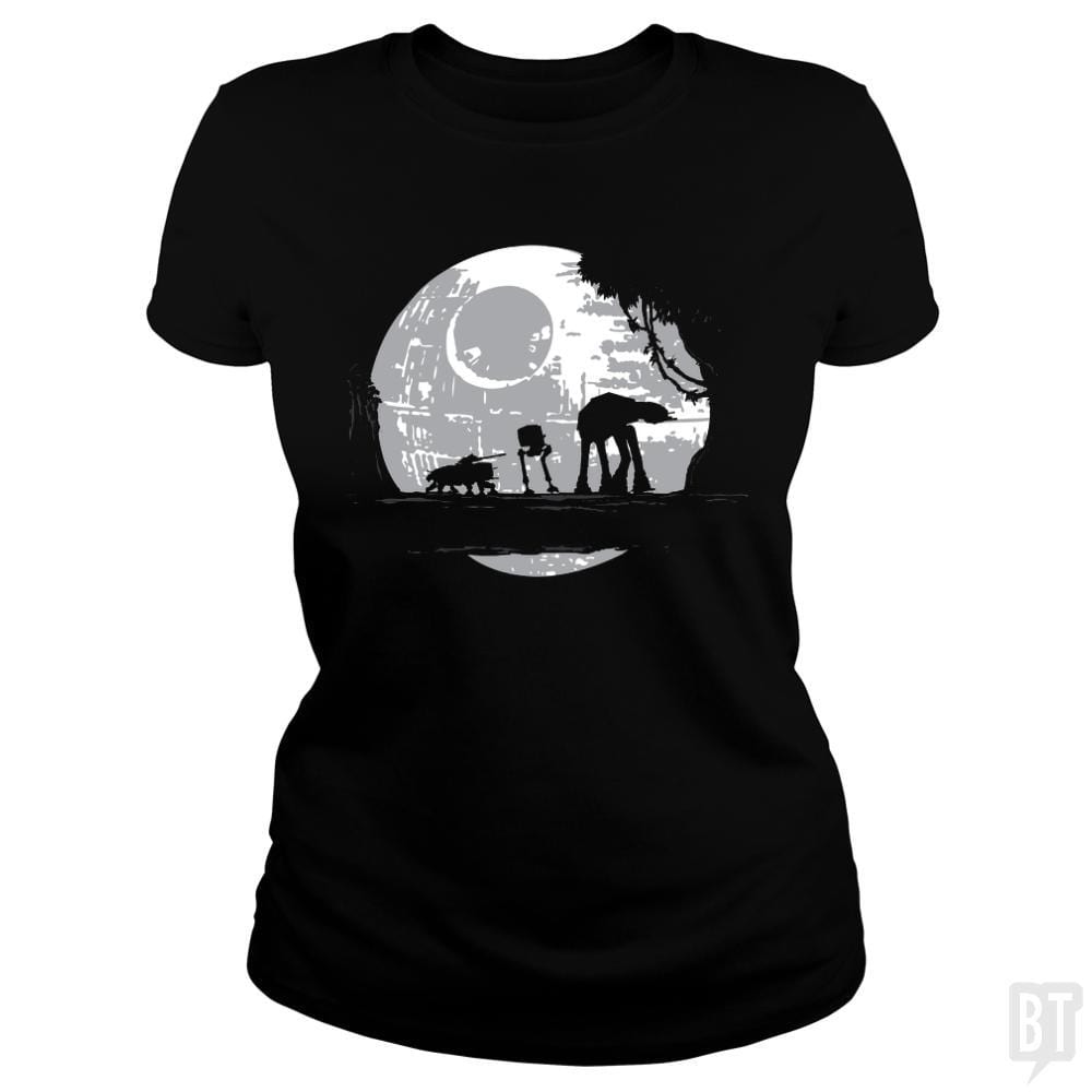 SunFrog-Busted Daletheskater Classic Ladies Tee / Black / S Imperial Moonwalkers