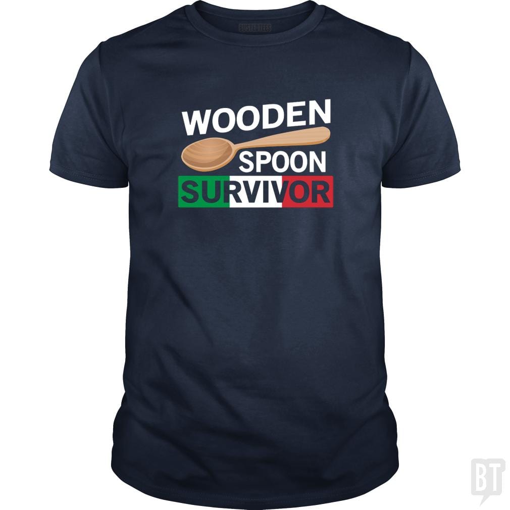 SunFrog-Busted Daniel15 Classic Guys / Unisex Tee / Navy Blue / S Funny Wooden Spoon Survivor