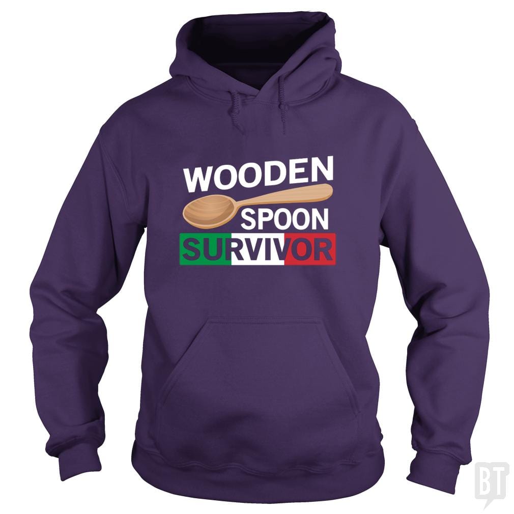 SunFrog-Busted Daniel15 Hoodie / Purple / S Funny Wooden Spoon Survivor