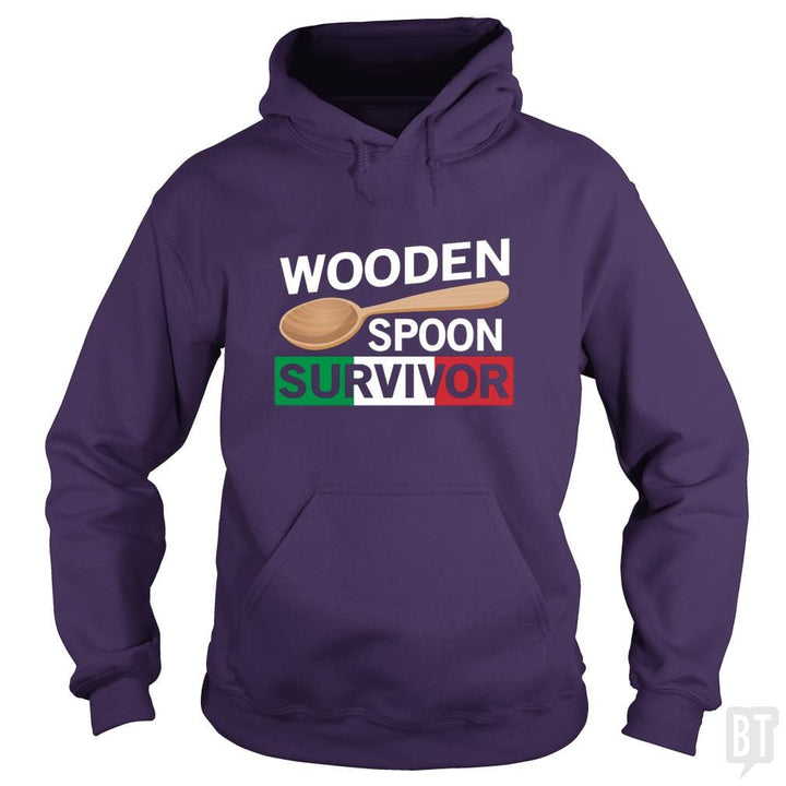 SunFrog-Busted Daniel15 Hoodie / Purple / S Funny Wooden Spoon Survivor