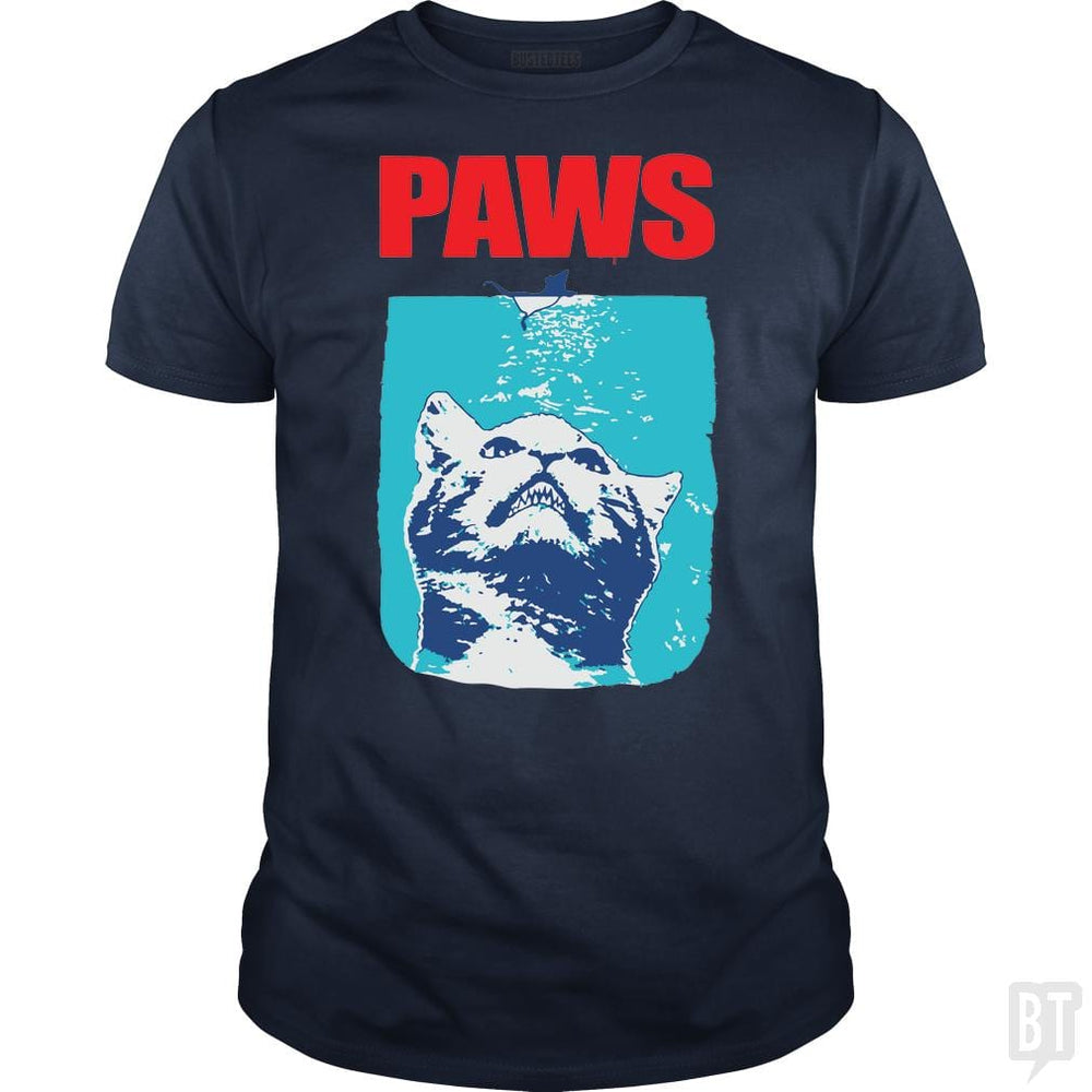 SunFrog-Busted danil Classic Guys / Unisex Tee / Navy Blue / S Funny Tee Paws Parody Tees for Cat Kitten Shark &