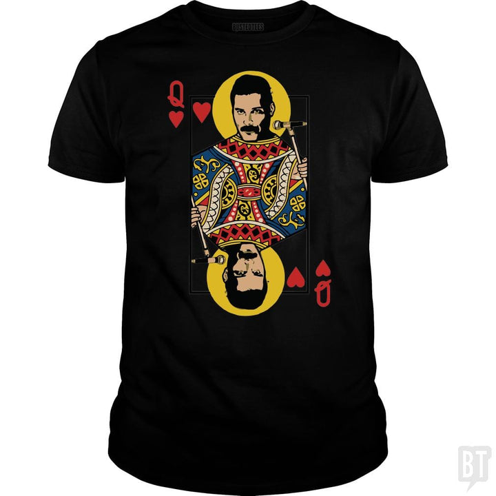 SunFrog-Busted davalemy2 Classic Guys / Unisex Tee / Black / S The baddest queen of cards you ever see