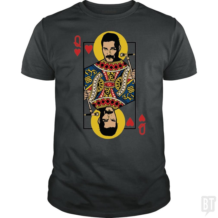 SunFrog-Busted davalemy2 Classic Guys / Unisex Tee / Dark Heather / S The baddest queen of cards you ever see